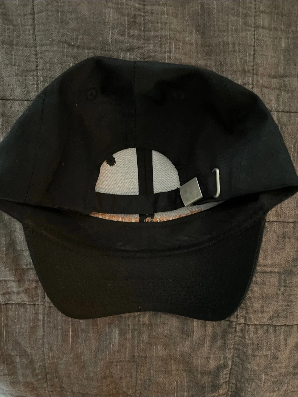 Woodford Reserve Black Baseball Cap with Gold Embroidered Logo